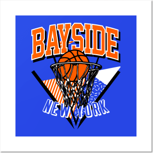 New York Basketball Bayside Throwback Posters and Art